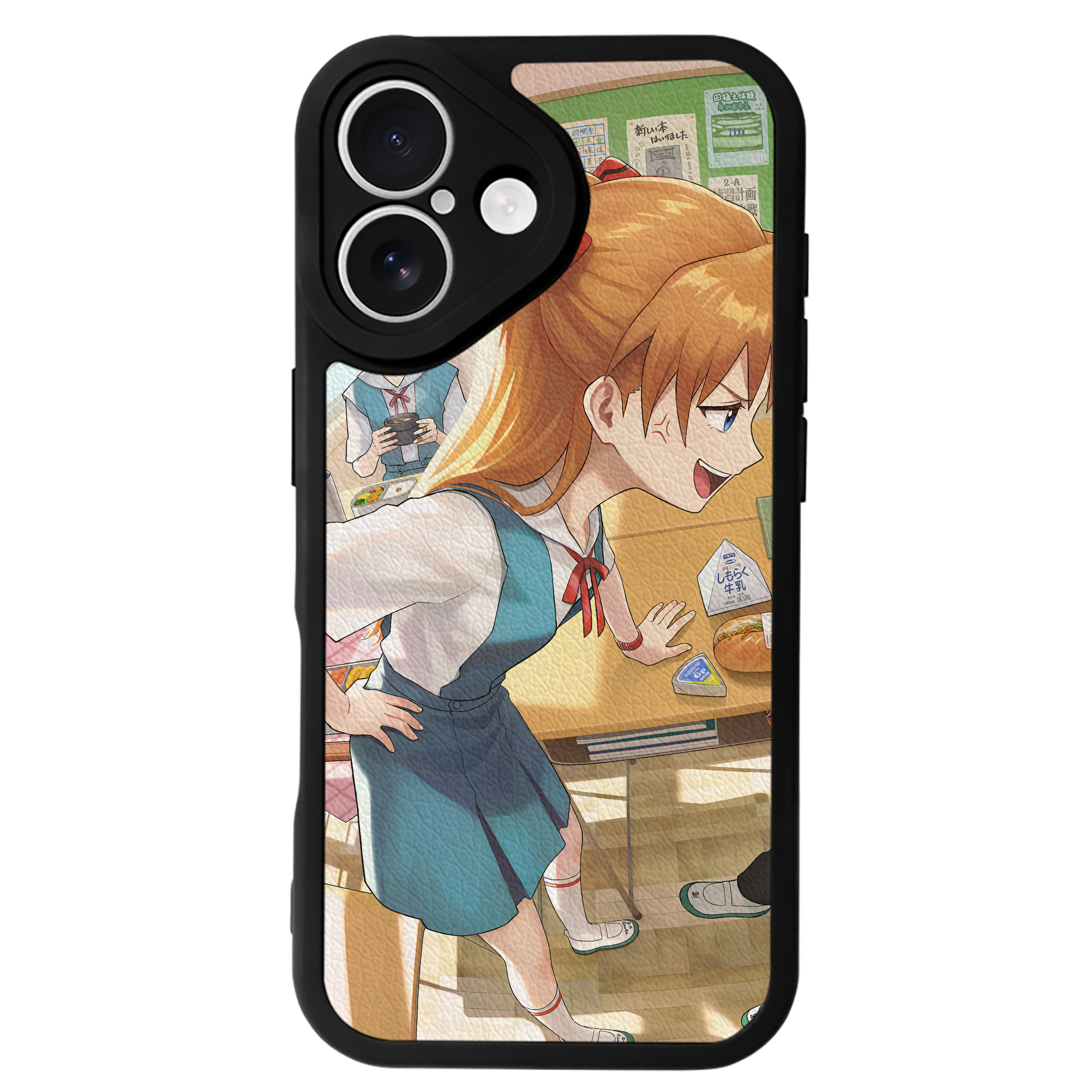 （画像用） EVA 新世紀エヴァンゲリオン 【iPhone 16シリーズ対応】シリコンスマホケース（レザー調） 材質：シリコン
